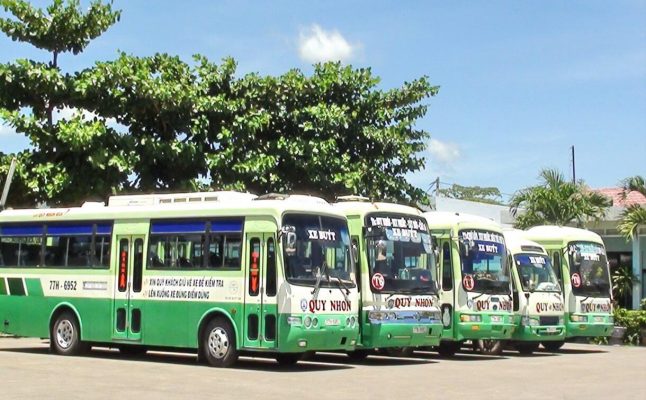 Commuting in Quy Nhon by Bus
