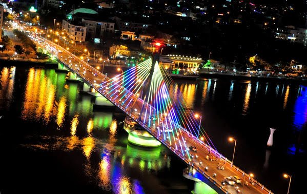 Han River Bridge - Da Nang Nightlife