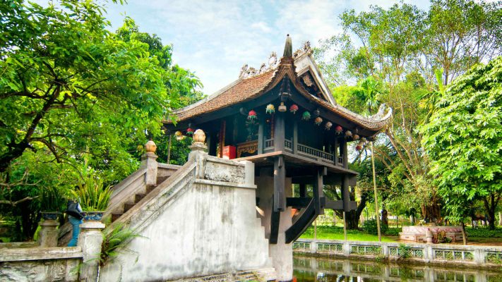 One Pillar Pagoda- Top 11 famous destinations in Hanoi that you should visit once