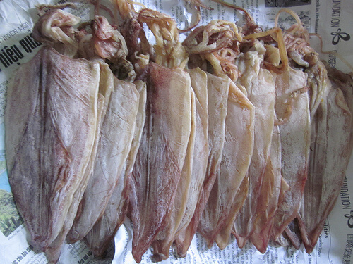 Mực khô Cát Bà (Cat Ba dried squid)