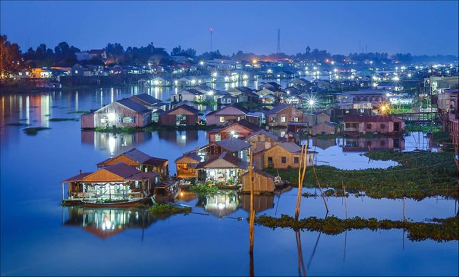 Chau Doc Floating Fishing Village