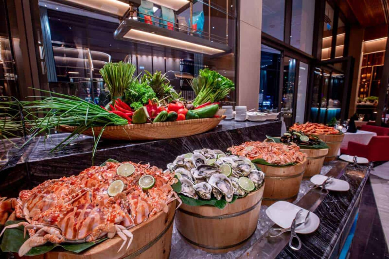 The Square Premier Buffet - Top 6 places to eat the most delicious and quality seafood buffet in Da Nang