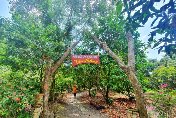 Eight Morning Ecological Fruit Garden - famous ecotourism areas in West Vietnam