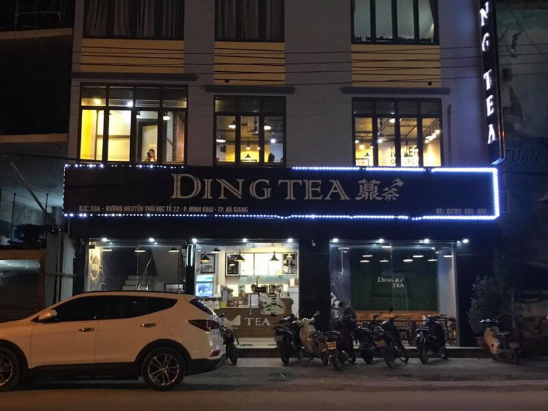 Ding Tea - Top 8 best cafes and milk tea shops in Ha Giang City, Ha Giang