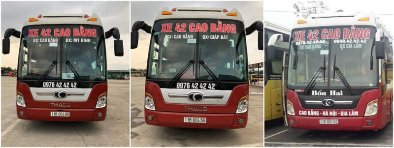Garage 42 - Top 7 most prestigious bus companies running the Hanoi - Cao Bang route