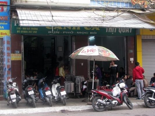 Canh Cá Street - Hai Ba Trung Street - Top 5 most wonderful culinary streets in Thai Binh City