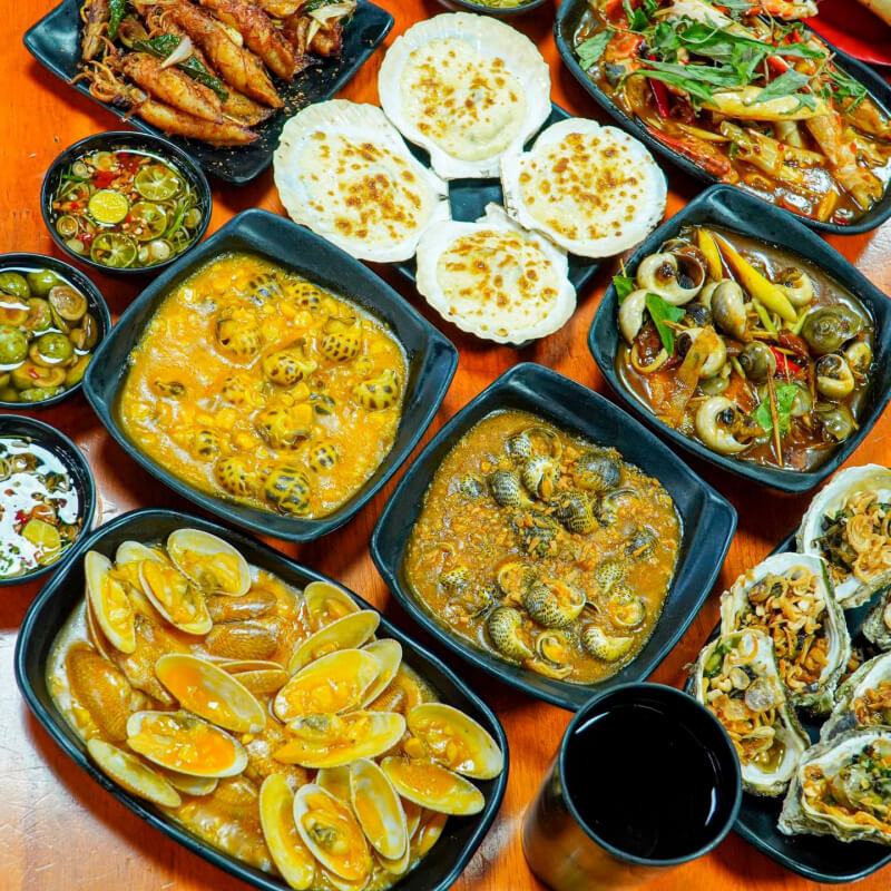A Map Snail Restaurant 30k - Top 5 best snail restaurants in Phu Quoc