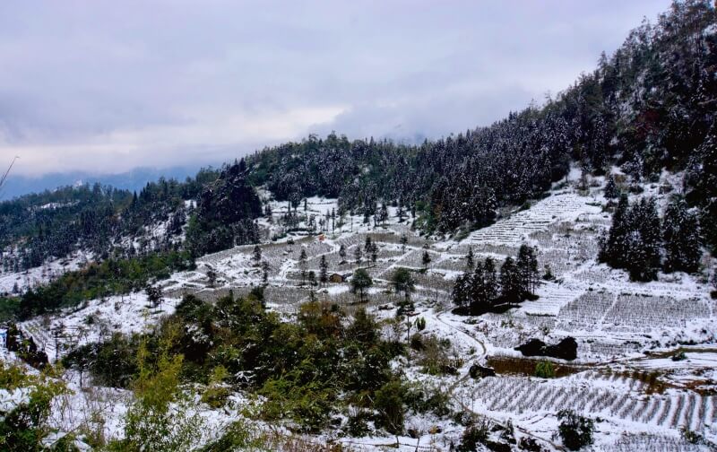 Sapa, Lao Cai - Top 5 Places where you can watch the most beautiful snowfall in Vietnam
