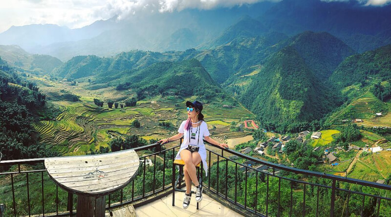 The Haven Sapa Camp Site - Top 10 Sapa cafes with a view of ripe rice