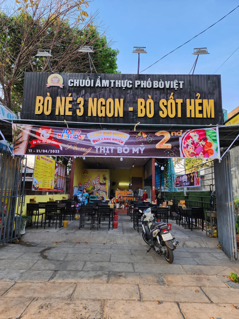 Beef Ne 3 Ngon - Beef With Alley Sauce - Di An Administrative Center - Top 5 best beef restaurants in Binh Duong Province