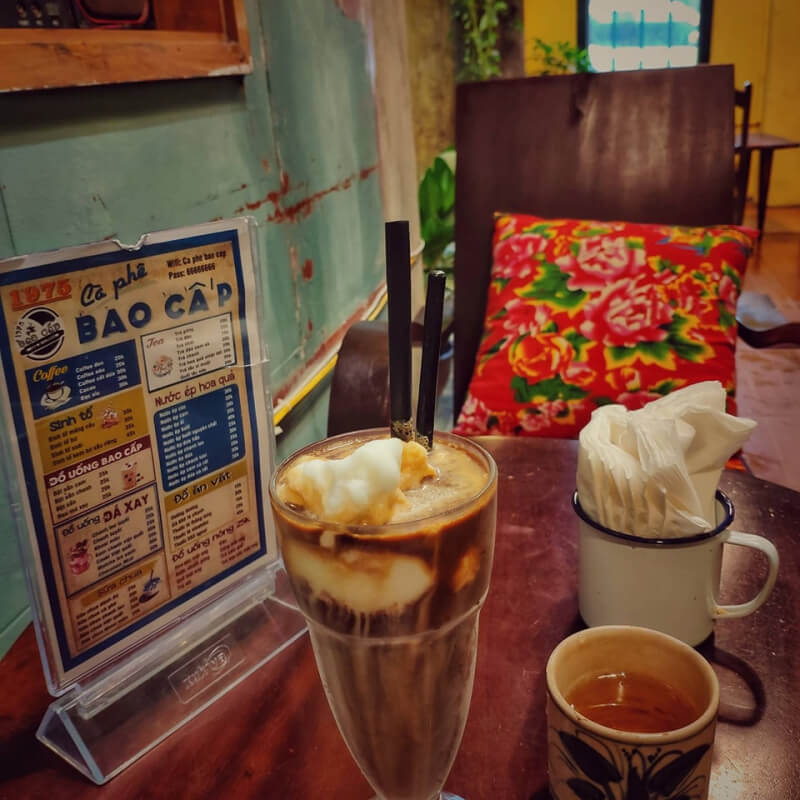 Bao CapCoffee 1975 Thai Binh - Top 6 famous delicious coffee shops in Thai Binh City