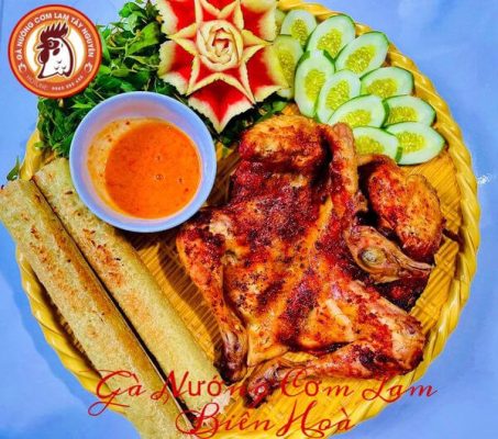 Grilled Chicken with Com Lam - Bien Hoa