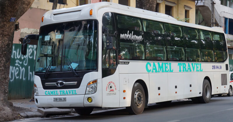 Camel Travel Bus Company - Top 4 most prestigious bus companies running the Hanoi - Quang Nam Route
