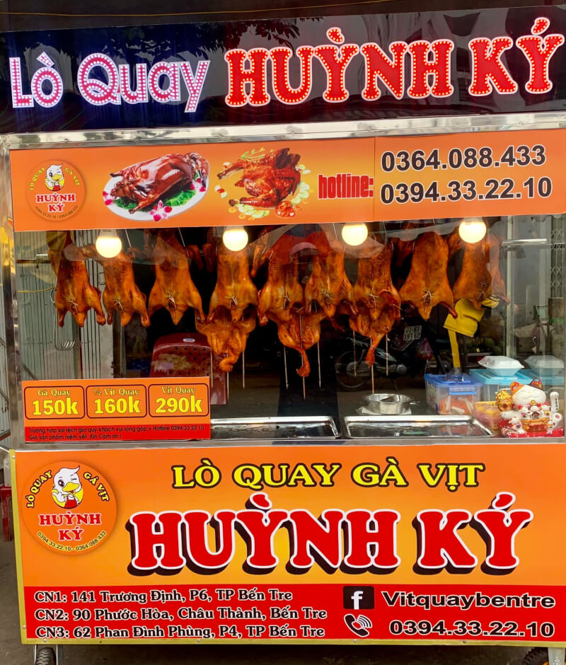 Huynh Ky Roast Duck - Top 8 best roasted duck restaurants in Ben Tre