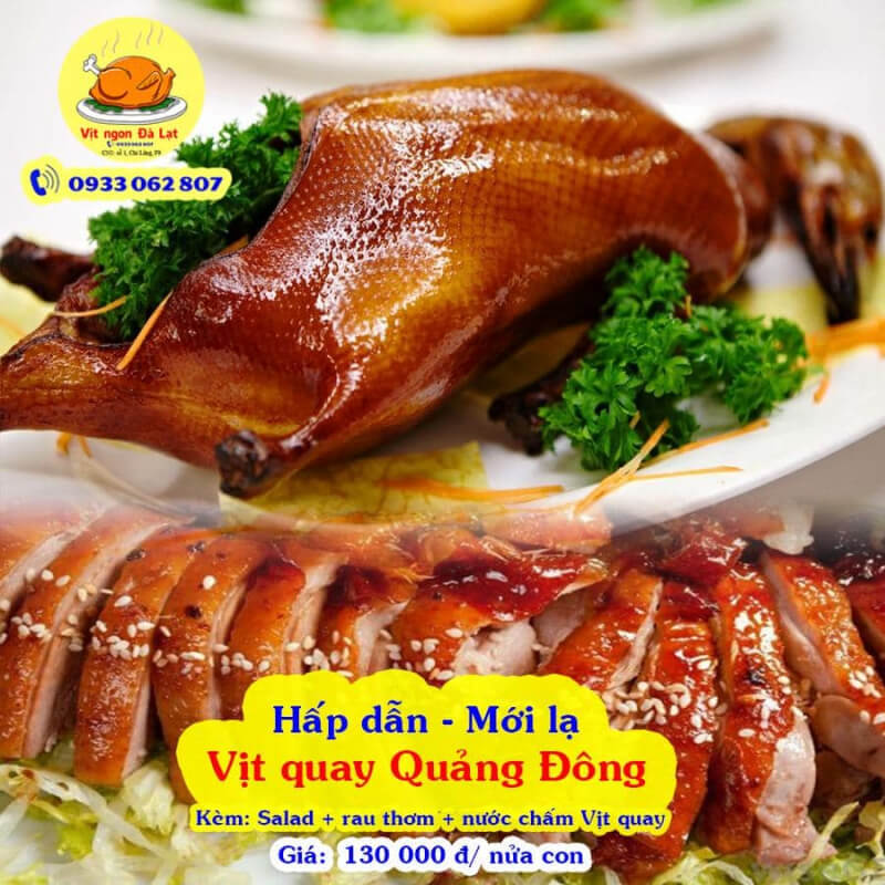Vit Ngon Da Lat - Top 6 most famous and delicious roasted duck addresses in Da Lat - Lam Dong