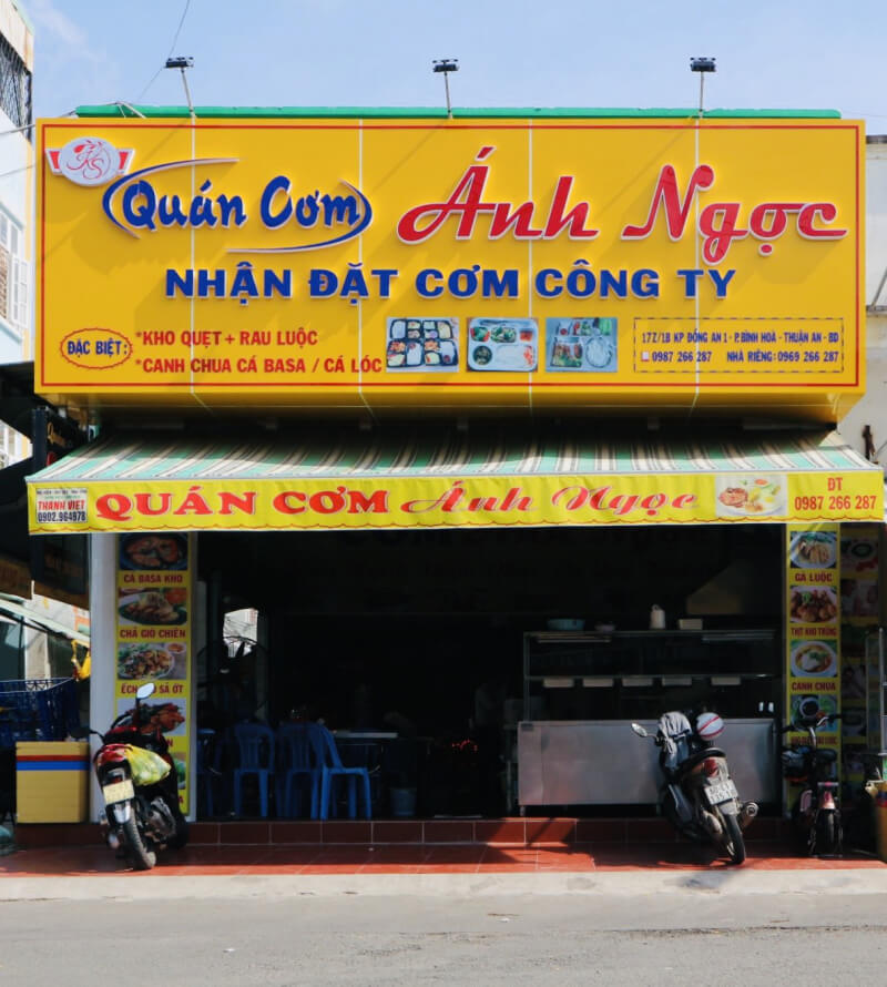 Anh Ngoc Rice Restaurant - Top 9 best rice restaurants in Binh Duong Province