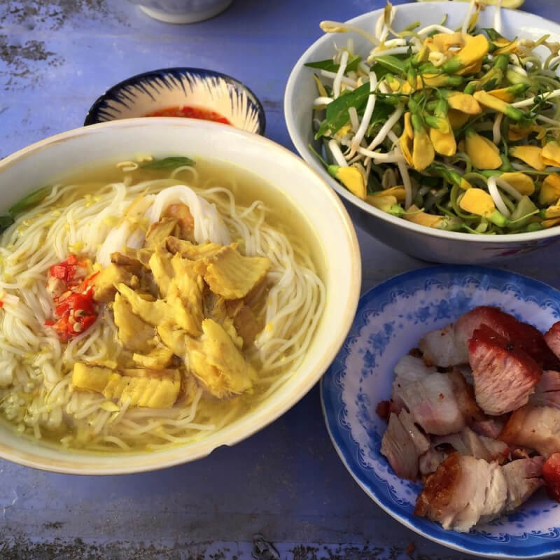 Aunt Hai's Fish Noodles - Muong Trau - Top 6 delicious fish noodle shops in An Giang