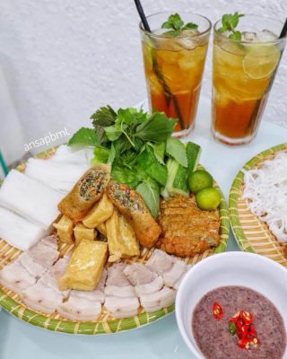 Bun Dau Mam Tom Ba Chan - Top 8 best bun with tofu and shrimp paste in Long Xuyen City