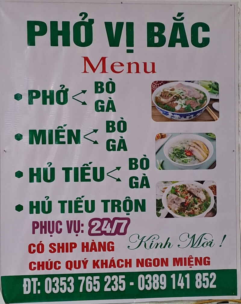 Vi Bac Pho - Top 5 best pho restaurants in Quang Binh