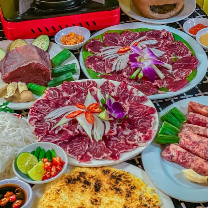 Lac Loi Beef - Hot Pot & Grill - Top 5 most delicious grilled beef restaurants in Da Lat City